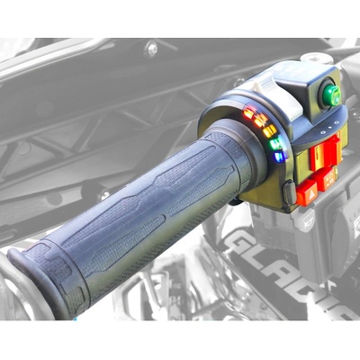 Vyhřívané rukojeti a páčka plynu Koso-K HG-07 na čtyřkolky