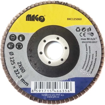 Magg Lamelový brusný kotouč 125 mm ZK60 BKC125060