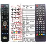 GENERAL SENCOR SLT1929DVBT, SLT1971DVD, SLT2232DVBT, SLT2271DVD, SLT2432DVBT, SLT24F67DVD - съвместимо дистанционно управление на марката General (SLT1929DVBT, SLT1971DVD, SLT2232DVBT, SLT2271DVD, SLT2432DVBT Дистанционно