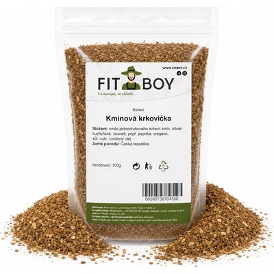 FITBOY Kmínová krkovička korenie 100g