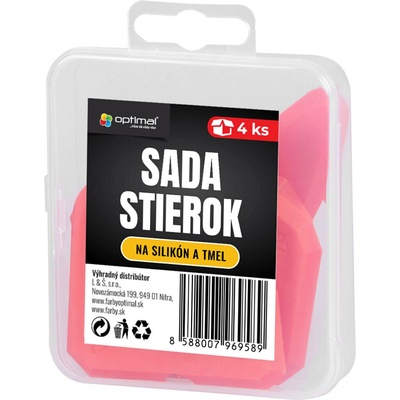 Optimal Sada Stierok na tmel a silikón 4ks