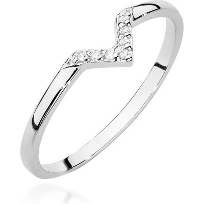 Blink Blink Prsteň z bieleho zlata s diamantami 1668BDB