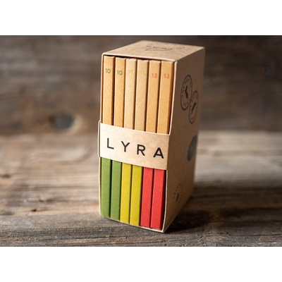 Čokoládovna Lyra KNIHOVNA 6 ks odrůdových čokolád v dárkovém balení 570 g