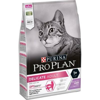 Pro Plan Cat Delicate turkey granule pro kočky 3 kg