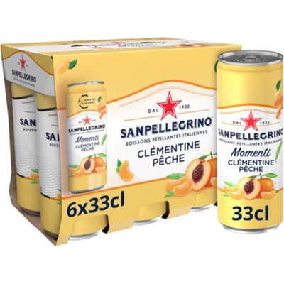 San Pellegrino Klementinka & Broskev 6 x 330 ml