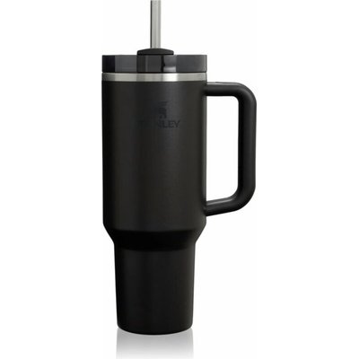 Stanley Quencher H2.O FlowState™ Tumbler tumbler z nehrdzavejúcej ocele s rúrkou veľký Black 1180 ml