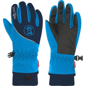 Trollkids Детски ръкавици Trollkids Kid's Trolltunga Glove - Navy / Medium Blue - размер 5 (202-3092-0413)