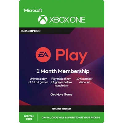 EA Play Xbox 1 mesiac