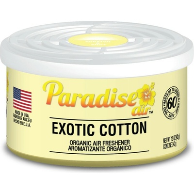 Paradise Air Organic Air Freshener Exotic Cotton 42 g