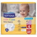 Septona Бебешки пелени Septona - Calm n’ Care, Maxi No 4, 8-13 kg, 26 броя (5201410886047) - ozone
