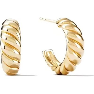 Victoria Filippi Stainless Steel Ocelové náušnice Teresa Gold chirurgická ocel E-YE35964/11 zlatá