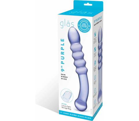 Glas Purple Rain Ribbed
