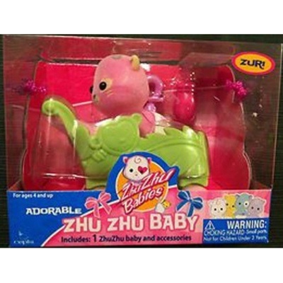 Zhu Zhu Babies Miminko v kočárku Zuri (zzb81472)