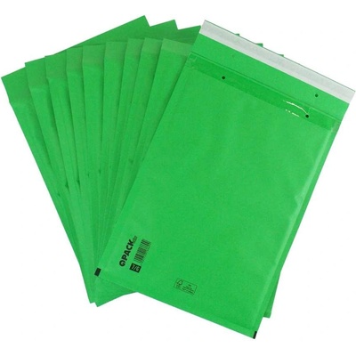 Bublinková obálka G/17, vnútorná šírka 230 mm, dĺžka 340 mm, zelená, v balení 10 ks