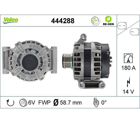 Alternátor VALEO 444288