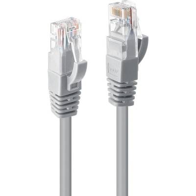Lindy Пач кабел LINDY 48003, U/UTP, Cat. 6, 2m, сив (48003)