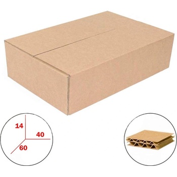 Image 1 of 60 х 40 х 14 см. кашон пет пласта - универсален