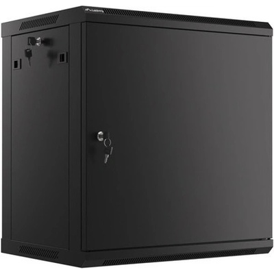 Комуникационен шкаф Lanberg WF01-6412-00B, 19", 12U, 64.5 x 45 x 60 cm, товароносимост до 60кг, черен (WF01-6412-00B)