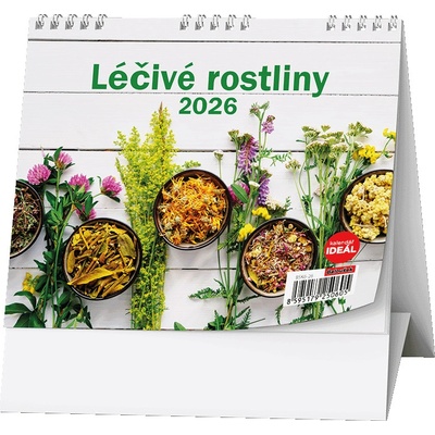 Stolní Baloušek IDEÁL Léčivé rostliny 2026