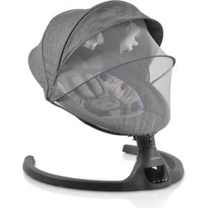 Cangaroo Електрическа люлка Cangaroo - iSwing, Тъмносива (107885) - kindermarket