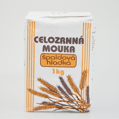 Natural Jihlava Celozrnná mouka špaldová hladká 1 kg – Zboží Dáma