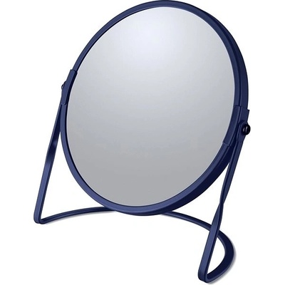 Spirella kosmetické zvětšovací zrcátko Akira matně tmavě modré ocel – Hledejceny.cz