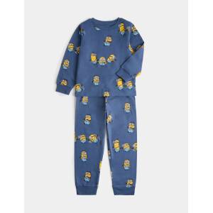 Marks & Spencer Пижама Minions, от чист памук (1-16 години) Marks & Spencer синя Marks & Spencer | Sin | Момчешки | 6-7 години