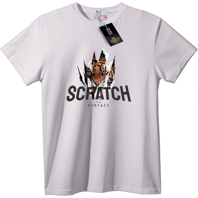 NOONEBRAND Тениска Драскотини на Тигър - 5XL, Black