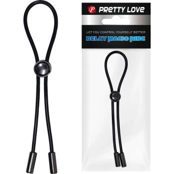 Pretty Love Delay Magic Adjustable Ring Black