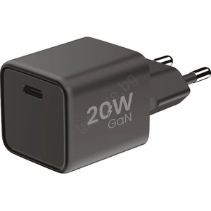 WINNER GROUP-WG - Адаптер за бързо зареждане 1xUSB-C Power Delivery 20W черен (WN0047)