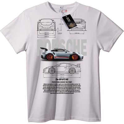Тениска Porsche 911 GT3 RS Дизайн - 4XL, Black