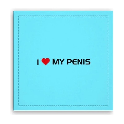 Fotoobraz 40x40 cm I love my penis