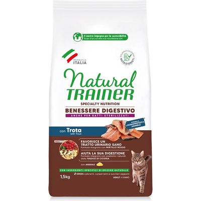 Natural Trainer Benessere Digestivo pstruh 1,5 kg