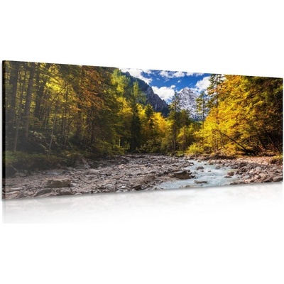 Obraz malebná horská krajina - 120x60