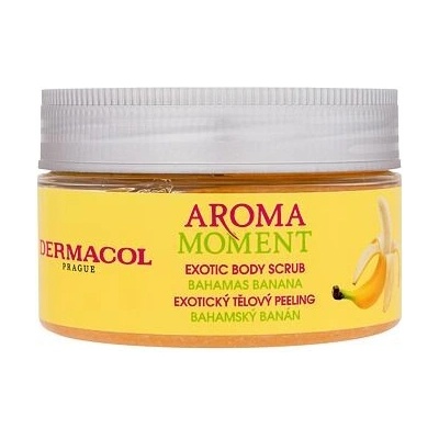 Dermacol Aroma Moment Bahamas Banana Exotic Body Scrub cukrový peeling s banánovou vůní 200 ml