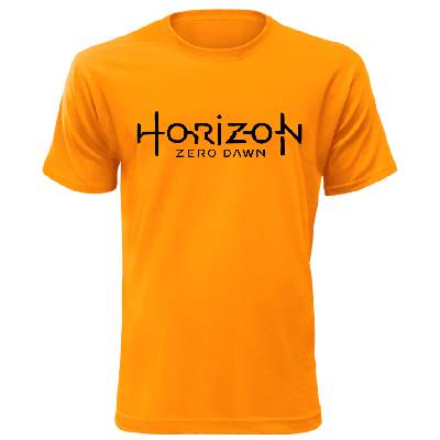 Herní tričko Horizon Zero Dawn oranžové