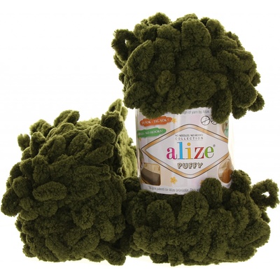 Alize Puffy 620 tmavě olivová