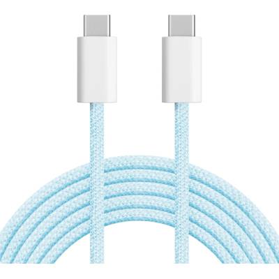 Kruger&Matz KM1272-1,5BL USB-C / USB-C, 100W, 1,5m, modrý