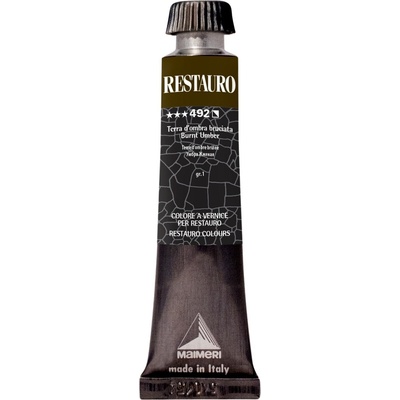 Maimeri Varnish Restauro Боя за реставрация Burnt Umber 492 20 ml 1 бр (M3302492)