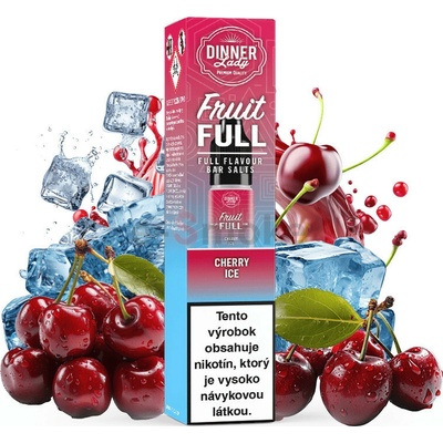 Dinner Lady BAR SALTS Fruit FULL Cherry Ice 10 ml 20 mg