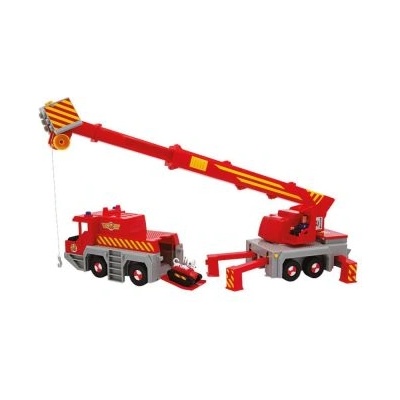 Simba Toys Пожарникарят Сам: пожарникарски автомобил и спасителен кран на Юпитер