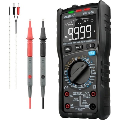 DM100C цифров мултицет и термометър, AC 750 V, DC 1000 V, AC/DC 10 A, -20°C-1000°C (DM100C)
