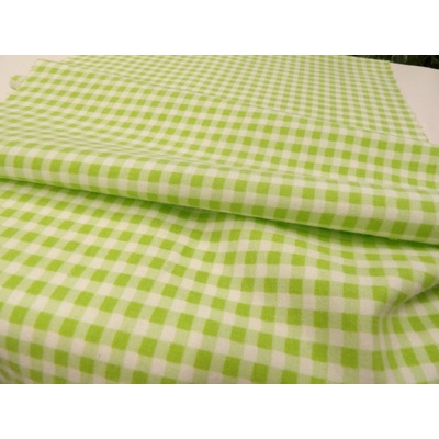 Flanel zelená kostička artikl 11643