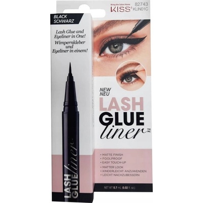 Kiss Lepidlo na řasy s oční linkou Lash Glue Liner Black 0,7 ml – Zbozi.Blesk.cz