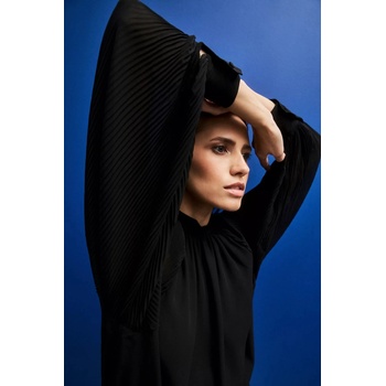 Moodo Черна блуза с прозрачни ръкави Moodo | Cheren | ЖЕНИ | XS