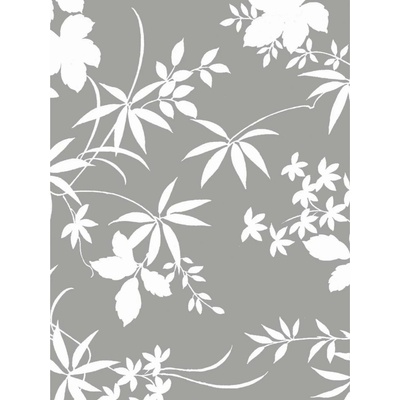 DC-fix Ubrus Flores antracit 130x160 cm