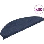 vidaXL Самозалепващи стелки за стъпала, 30 бр, черни, 65x22, 5x3, 5 см (3365918)