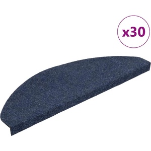 vidaXL Самозалепващи стелки за стъпала, 30 бр, черни, 65x22, 5x3, 5 см (3365918)
