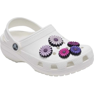 Odznáček na boty JIBBITZ, MIXED PURPLE FLORALS 5 KS Mix UNI