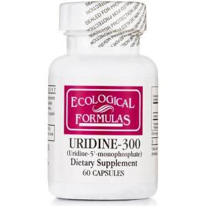 Ecological Formulas Уридин-300 (Уридин 5-монофосфат) 60 капсули | Ecological Formulas (13129 (300 URIDINE))
